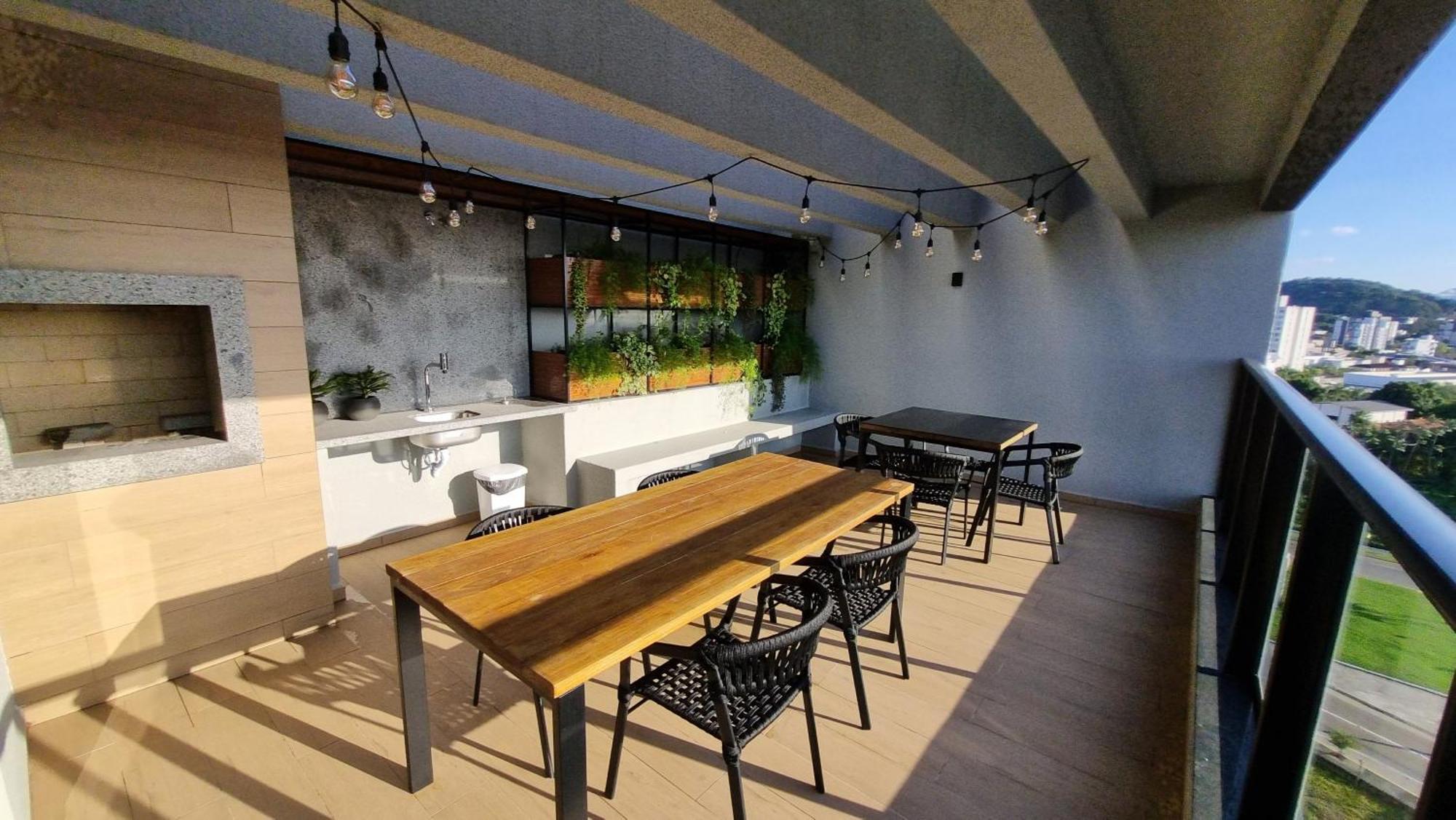 Apartamento Joinville Saguacu - Piscina Incrivel Exteriör bild
