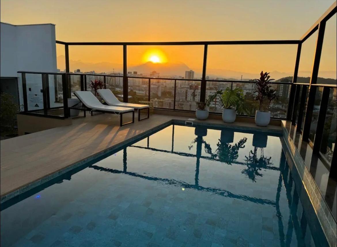 Apartamento Joinville Saguacu - Piscina Incrivel Exteriör bild